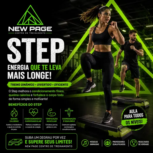 Step na Academia New Page, Sol Nascente